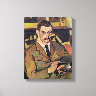Impressão Em Tela Retrato de Maurice Utrillo 1921