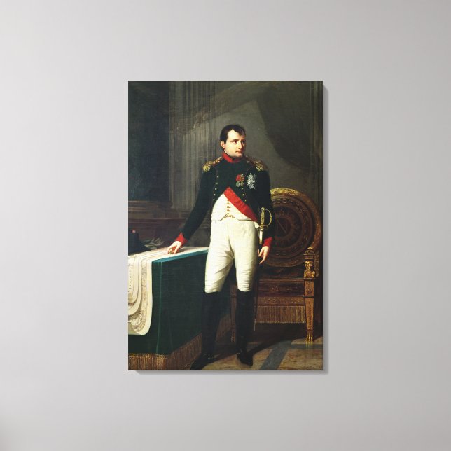 Impressão Em Tela Retrato de Napoleão Bonaparte 1809 (Frente)