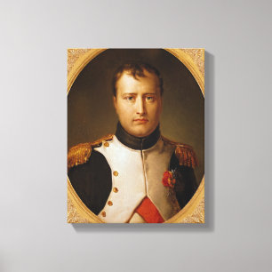 Impressão Em Tela Retrato de Napoleon no uniforme