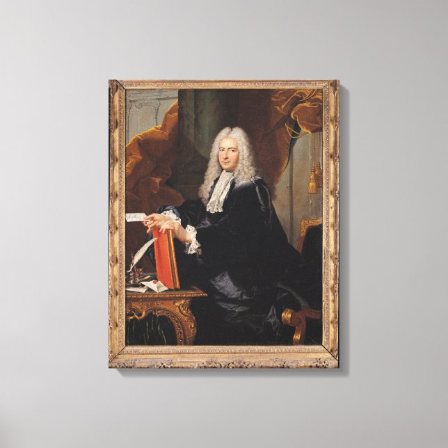Impressão Em Tela Retrato de Philibert Orry (Frente)