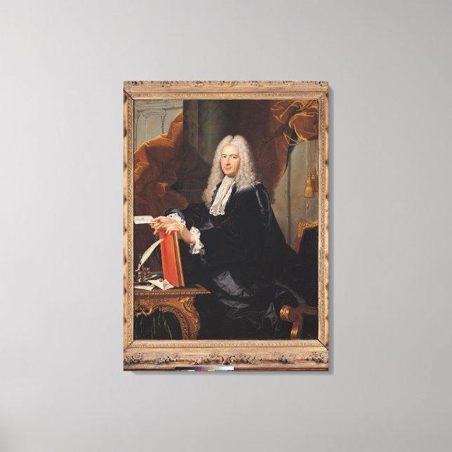 Impressão Em Tela Retrato de Philibert Orry (Frente)