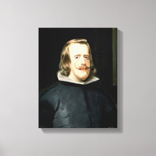 Impressão Em Tela Retrato de Philip IV no vestido de corte, 1655