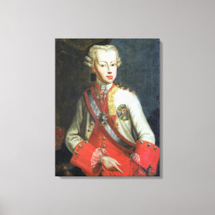 Impressão Em Tela Retrato de Pietro Leopoldo di Lorena, c.1750 (petr