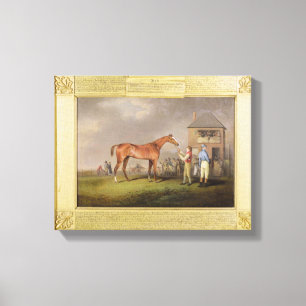 Impressão Em Tela Retrato de "Quiz", propriedade de Lord Rous, aft