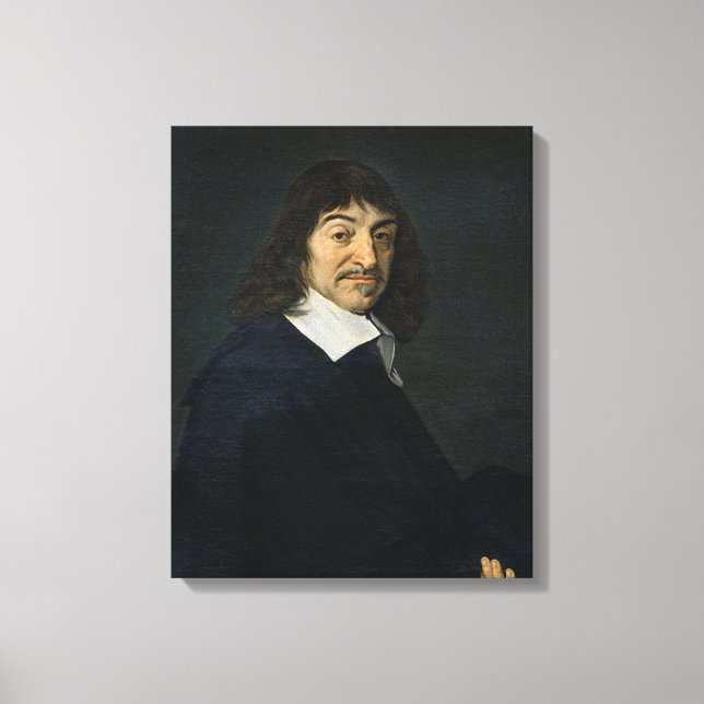 Impressão Em Tela Retrato de Rene Descartes c.1649 (Frente)