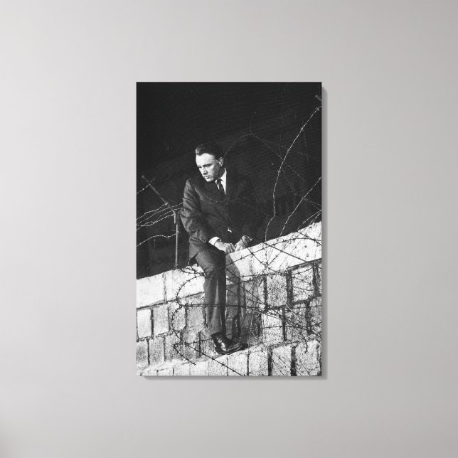 Impressão Em Tela Retrato de Richard Burton (Frente)