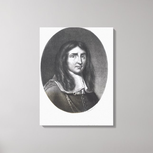 Impressão Em Tela Retrato de Richard Cromwell (Frente)