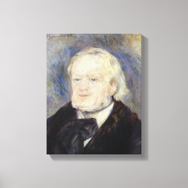 Impressão Em Tela Retrato de Richard Wagner 1882 (Frente)