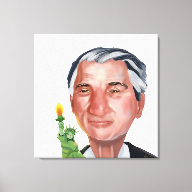 Impressão Em Tela Retrato de Robert Deniro (Frente)