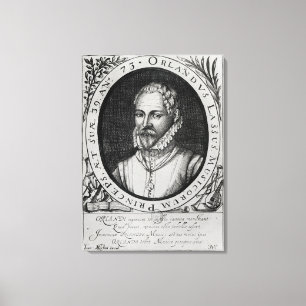 Impressão Em Tela Retrato de Roland de Lassus