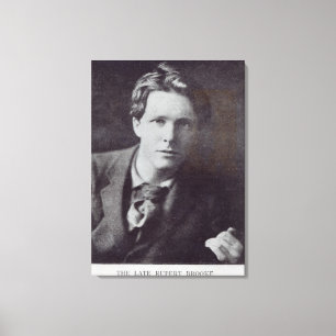 Impressão Em Tela Retrato de Rupert Brooke
