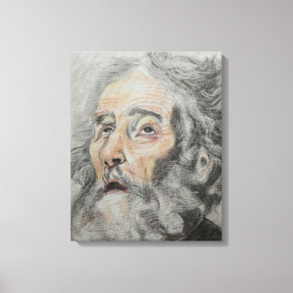 Impressão Em Tela Retrato de São José