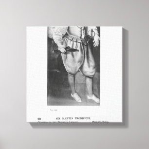 Impressão Em Tela Retrato de Sir Martin Frobisher