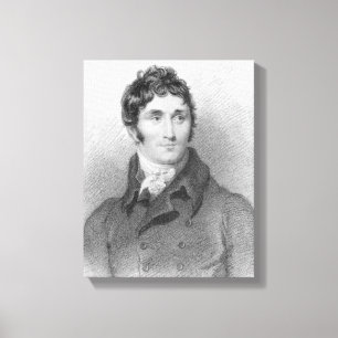 Impressão Em Tela Retrato de Thomas Campbell, 1815