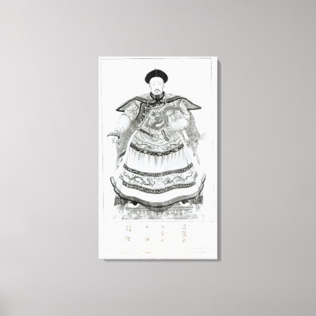 Impressão Em Tela Retrato de Tsien-Loeng (Frente)