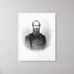 Impressão Em Tela "Retrato de Ulisses S. Grant", tela de desenho