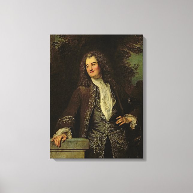 Impressão Em Tela Retrato de um Cavalheiro, ou Retrato de Jean (Frente)