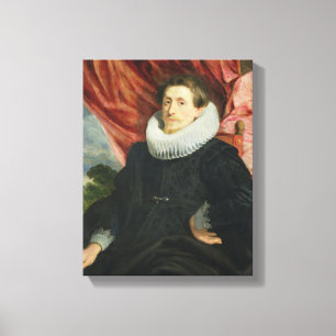 Impressão Em Tela Retrato de um homem, c.1619