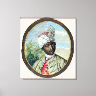 Impressão Em Tela Retrato de um homem novo (w/c e bodycolour no vel