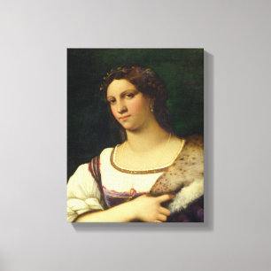 Impressão Em Tela Retrato de uma mulher, 1512 (óleo em canvas)