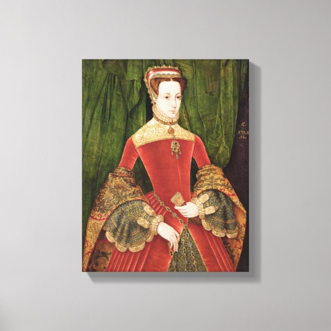 Impressão Em Tela Retrato de uma Mulher, 16 anos, previamente identi (Frente)