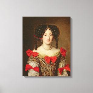 Impressão Em Tela Retrato de uma mulher 3