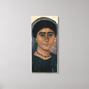 Impressão Em Tela Retrato de uma mulher, de Fayum, ø-4o século