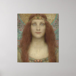 Impressão Em Tela Retrato de uma Mulher por Charles Allan Winter