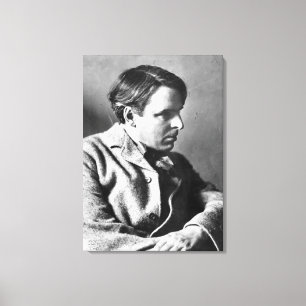 Impressão Em Tela Retrato de W.B. Yeats