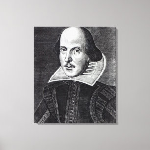 Impressão Em Tela Retrato de William Shakespeare