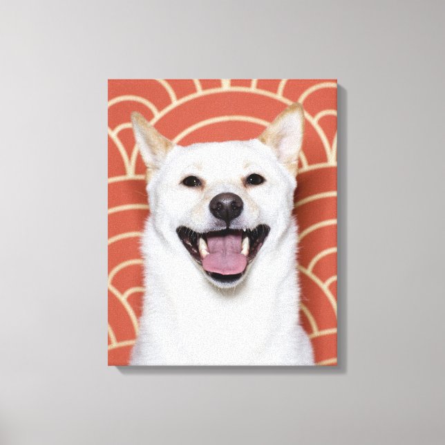 Impressão Em Tela Retrato do Cão 2 (Frente)