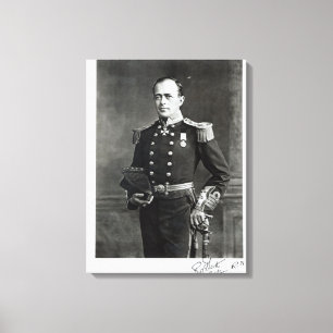 Impressão Em Tela Retrato do capitão Robert Falcão Scott