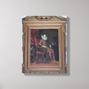 Impressão Em Tela Retrato do de'Medici de Cosimo II (1590-1621)