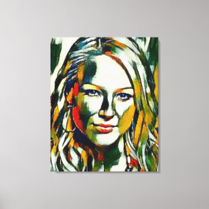Impressão Em Tela Retrato do óleo de Kilcher da jóia