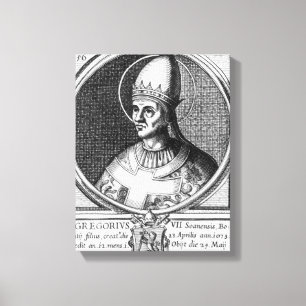 Impressão Em Tela Retrato do papa Gregory VII
