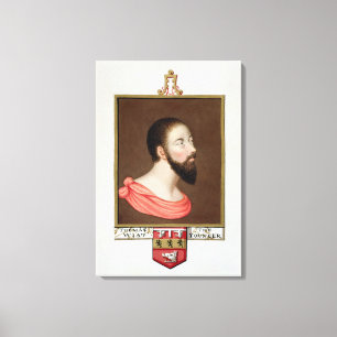 Impressão Em Tela Retrato do senhor Thomas Wyatt o mais novo