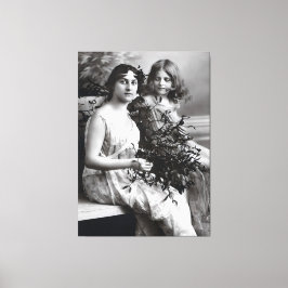 Impressão Em Tela Retrato eterno de Mãe e Filha