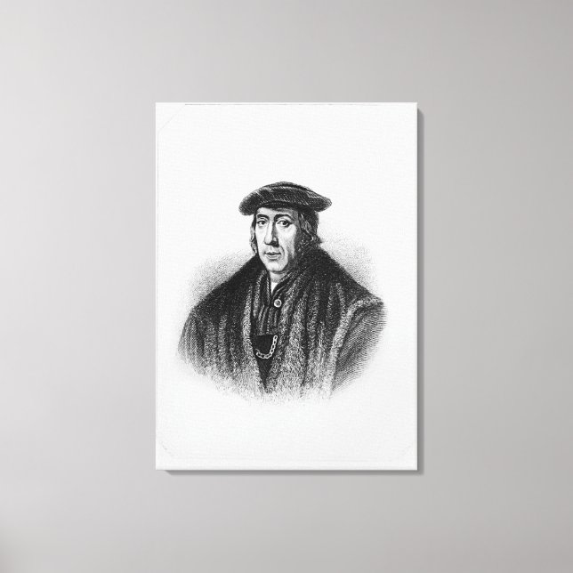 Impressão Em Tela Retrato John dos "Retratos Britânicos de Lodge" (Frente)