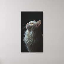 Retrato Majestoso de Gato Força & Confiança Real