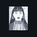 Impressão Em Tela Retrato Noturno<br><div class="desc">Retrato Noturno,  eu,  por Melissa Wang. | 140755GG</div>