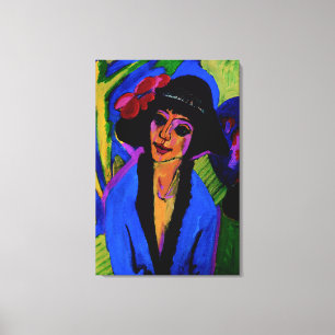 Impressão Em Tela "Retrato obra-prima c1914 de Gerda"