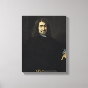Impressão Em Tela Retrato, presumido ser Rene Descartes