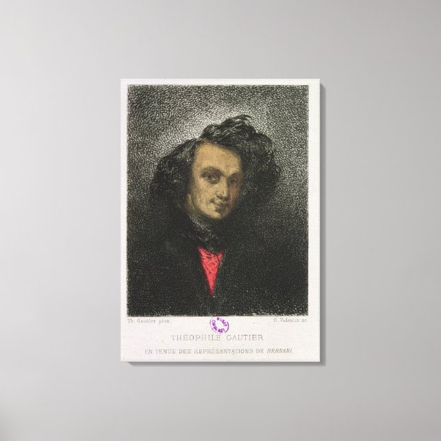 Impressão Em Tela Retrato próprio, vestido para "Hernani" (Frente)