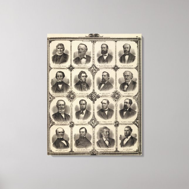 Impressão Em Tela Retratos de EG Potter, Delano T Smith (Frente)