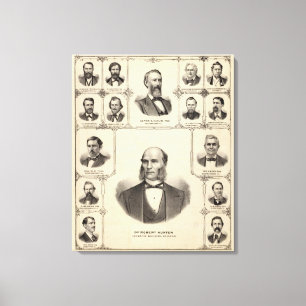 Impressão Em Tela Retratos de Robert Hunter, Aaron G Cloud