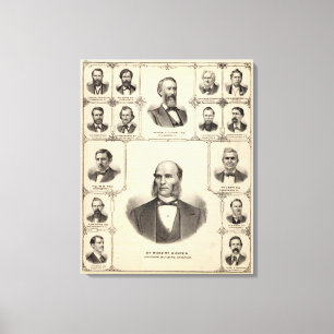 Impressão Em Tela Retratos de Robert Hunter, Aaron G Cloud