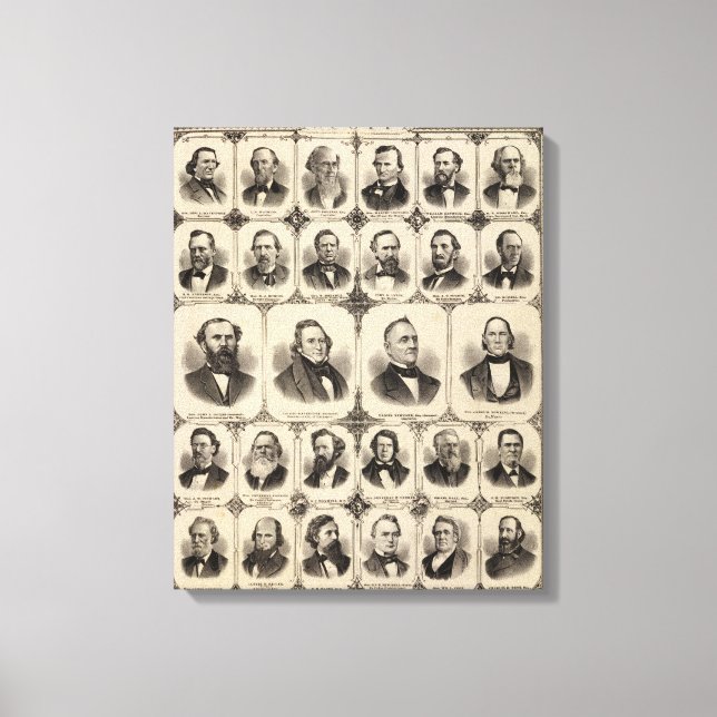 Impressão Em Tela Retratos dos Cidadãos de Scott County (Frente)