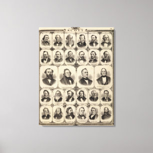 Impressão Em Tela Retratos dos cidadãos do Condado de Scott