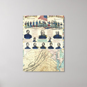 Impressão Em Tela Retratos militares