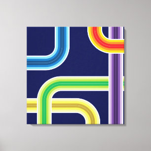 Impressão Em Tela Retro